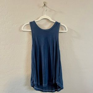 Dark Blue Long Tank Top